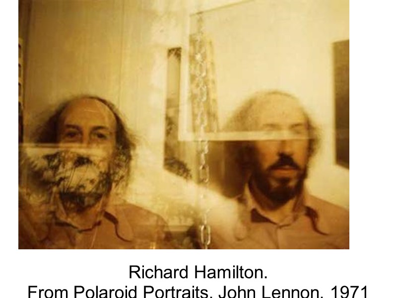 Richard Hamilton. From Polaroid Portraits, John Lennon, 1971